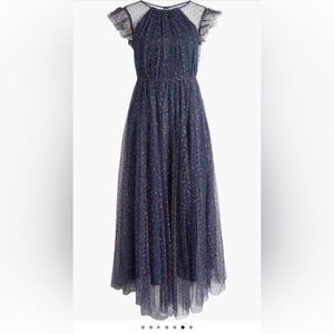 Melloday floral ruffle formal maxi dress with Swiss dots homecoming Taylor Swift